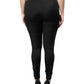 Black Nylon Leggings Stretch Pants