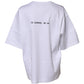 White Cotton Printed Short Sleeves T-shirt