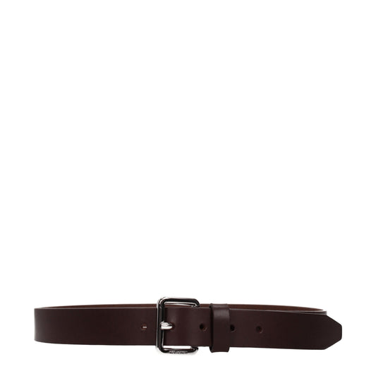 Brown Leather Regular Belts