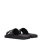 Black Cotton Slippers