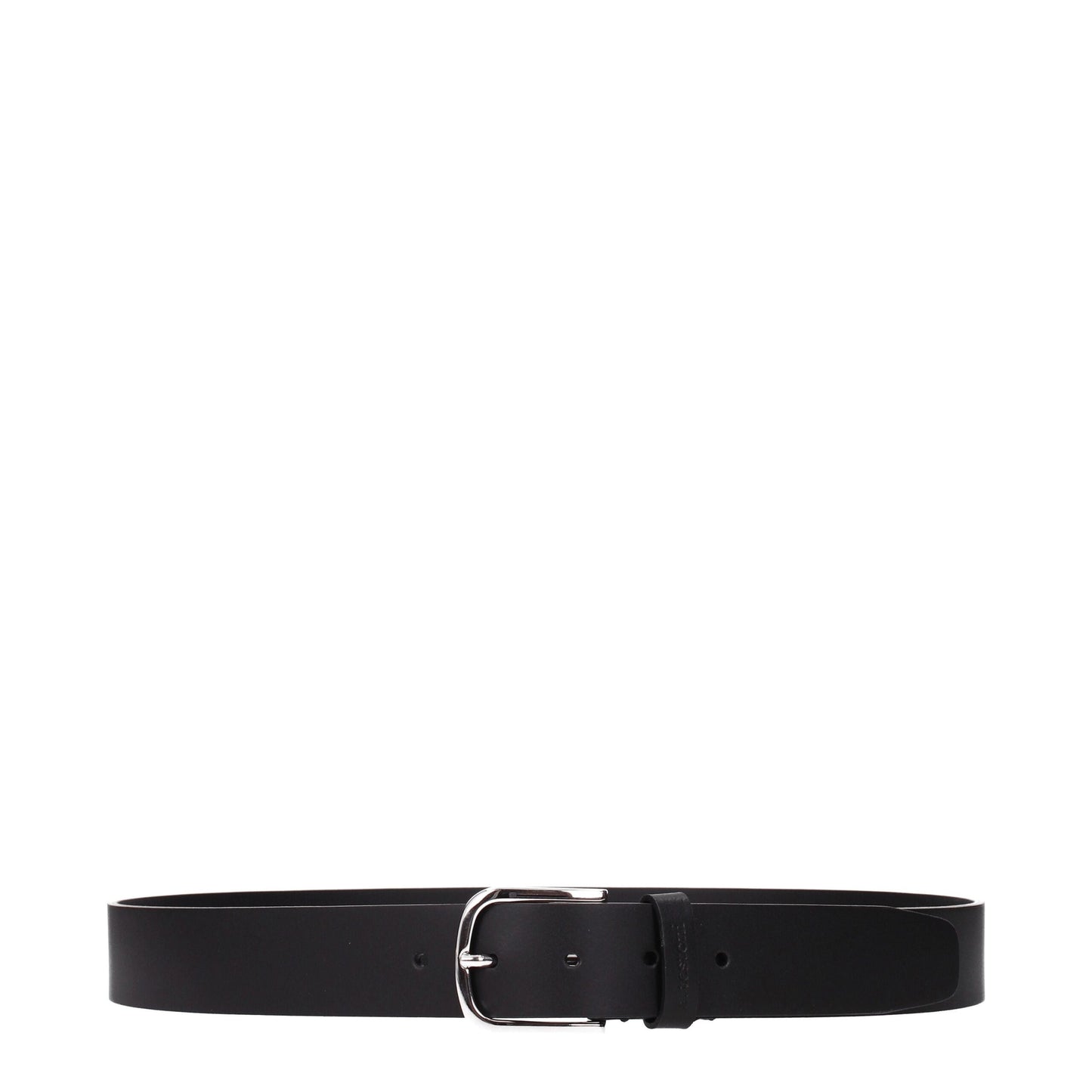 Black Leather Regular Belts