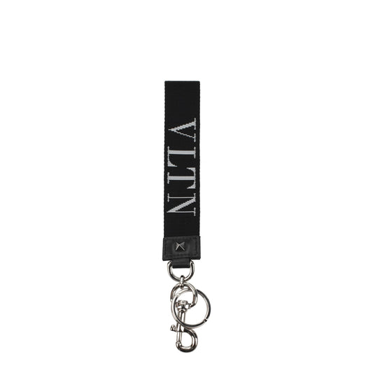 Black Fabric Keychains