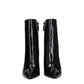 Black Leather Ankle Boots