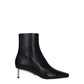 Black Leather Ankle Boots
