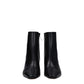 Black Leather Ankle Boots