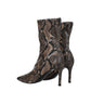 Brown Leather Ankle Boots