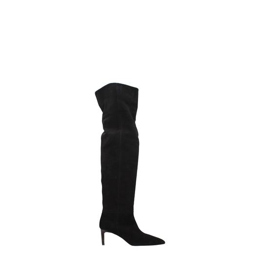Black Leather Over The Knee