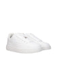 White Leather Low Tops