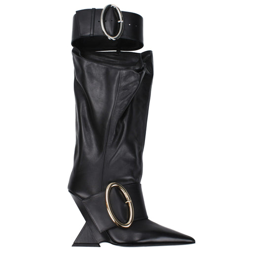 Black Leather Boots