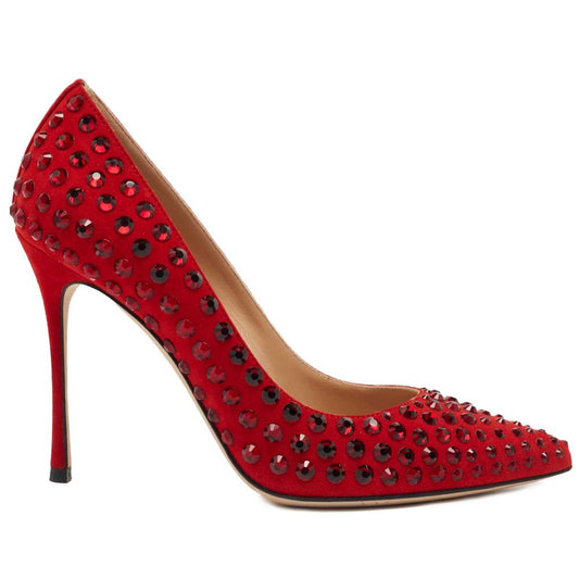 Red Calfskin Pump