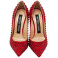 Red Calfskin Pump