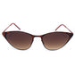 Brown Metal Sunglasses