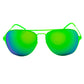 Green Metal Sunglasses