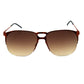 Brown Metal Sunglasses