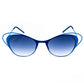 Blue Metal Sunglasses