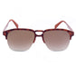 Brown Metal Sunglasses