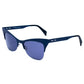 Blue Metal Sunglasses