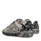 White Crystal Logo Portofino Sneakers Shoes