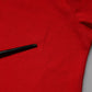 Red Cotton Short Sleeves Crew Neck Top T-shirt