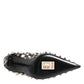 Black Crystals Studs Stiletto Pumps Shoes