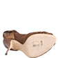 Brown Bette High Heeled Ankle Boots Shoes