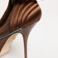 Brown Bette High Heeled Ankle Boots Shoes
