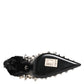 Black Crystals Studs Stiletto Pumps Shoes