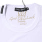 White Cotton Goodluck 2022 Crew Neck T-shirt