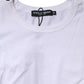 White Cotton Crew Neck Cropped Top T-shirt