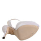 White Satin Platform Heels Sandals Shoes