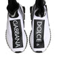 White Black Sorrento Socks Sneakers Shoes