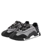Black Gray NS1 Low Top Sneakers Shoes