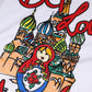 White DG Loves Moscow Cotton Crew Neck T-shirt