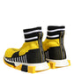 Yellow Black Sorrento Socks Sneakers Shoes