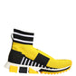 Yellow Black Sorrento Socks Sneakers Shoes