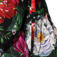 Multicolor Floral Hooded Puffer Coat Jacket