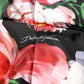 Multicolor Floral Hooded Puffer Coat Jacket