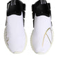 White Black Low Top Sorrento Sneakers Shoes