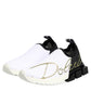 White Black Low Top Sorrento Sneakers Shoes