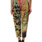 Multicolor High Waist Cargo Trouser Pants