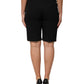 Black Zip Detailed Wool Straight Leg Pants