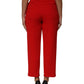 Red HighWaist Straight Women Trouser Pants