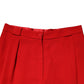 Red HighWaist Straight Women Trouser Pants