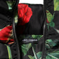 Multicolor Floral Puffer Coat Full Zip Jacket