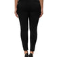 Black Acetate HighWaist Tapered Trouser Pants