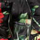 Multicolor Floral Puffer Coat Full Zip Jacket