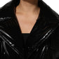 Polyester Black Quilted Puffer Coat  Jacket