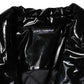 Polyester Black Quilted Puffer Coat  Jacket