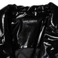 Polyester Black Quilted Puffer Coat  Jacket