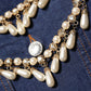 Blue Cotton Denim Crystal Embellished Jacket